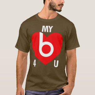 Mijn hart klopt voor jou Grappige Pickup Line Love T-shirt