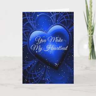 MIJN HART **KLOPT VOOR JOU!" LIEFDESKAART KAART