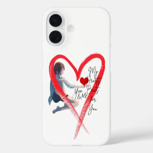 Mijn hart klopt voor jou – Mooie romantische telef iPhone 16 Hoesje