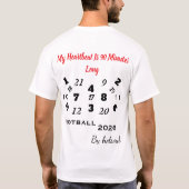 Mijn hart klopt voor voetbal T-shirt (Achterkant)