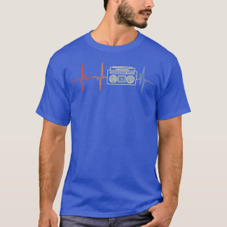 Mijn hart klopt voor vrienden van hiphopmuziek t-shirt
