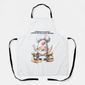 Mijn hart leidde me naar de keuken schort (Voorkant)