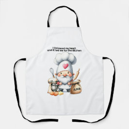 Mijn hart leidde me naar de keuken schort