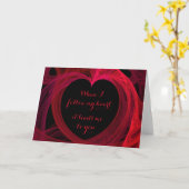 Mijn hart leidt me naar romantische kaart (Gele Bloem)