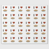 Mijn hart (liefde) Pie Cadeaupapier (Vlak)