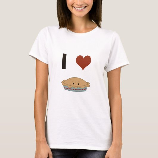 Mijn hart (liefde) Pie T-shirt (Voorkant)