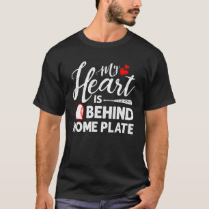 Mijn hart ligt achter het Bord thuis T-shirt