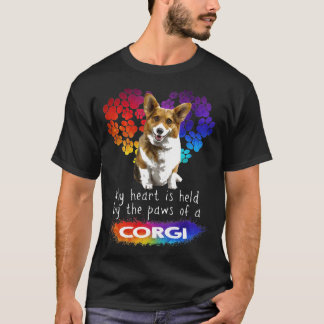 Mijn hart ligt bij de poten van een Corgi T-shirt