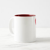 Mijn hart ligt bij mijn familie Mok (Voorkant links)