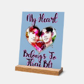 Mijn hart ligt bij Thai BL Acryl Bord (Hoek)