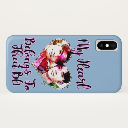 Mijn hart ligt bij Thai BL Case-Mate iPhone Case (Achterkant (horizontaal))