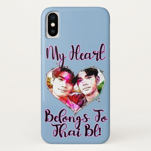Mijn hart ligt bij Thai BL Case-Mate iPhone Case (Achterkant)