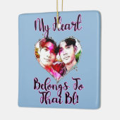 Mijn hart ligt bij Thai BL Keramisch Ornament (Links)