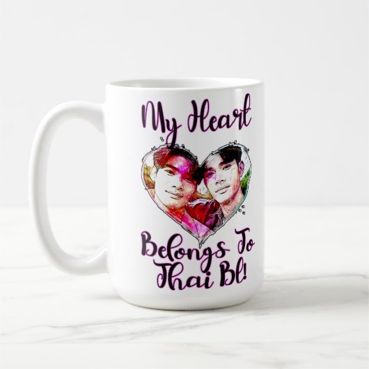 Mijn hart ligt bij Thai BL Koffiemok (Links)