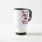 Mijn hart ligt bij Thai BL Reisbeker (Voorkant rechts)