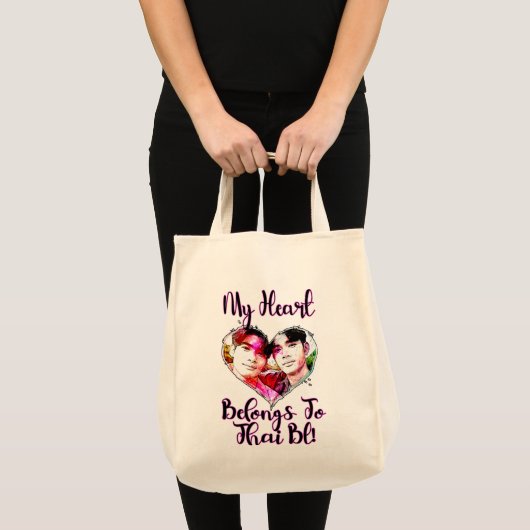 Mijn hart ligt bij Thai BL Tote Bag (Voorkant (product))