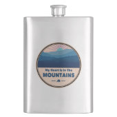 Mijn hart ligt in de bergen flacon (Voorkant)