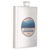 Mijn hart ligt in de bergen flacon (Rechts)