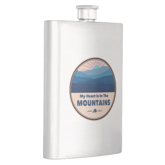 Mijn hart ligt in de bergen flacon (Rechts)