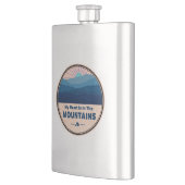 Mijn hart ligt in de bergen flacon (Links)