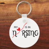 Mijn hart ligt in de Sleutelhanger (Voorkant)