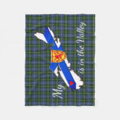 Mijn hart ligt in de vallei van Nova Scotia. Fleece Deken (Voorkant)