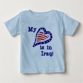 Mijn hart ligt in Irak Tshirts en geschenken (Voorkant)