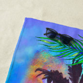 Mijn hart ligt in Los Angeles Beach Towel Strandlaken (In situ)