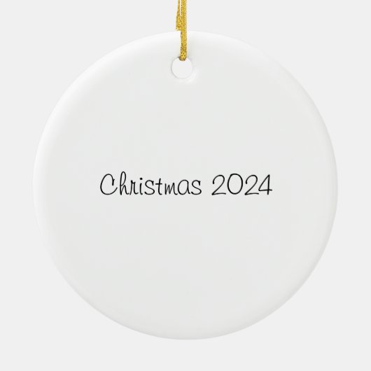 Mijn hart ligt in Nursing Ceramic Circle Ornament (Achterkant)