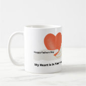 Mijn hart ligt in Uw hand op een Mok (Links)