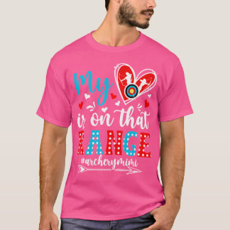 Mijn hart ligt op dat bereik boogschieten mimi van t-shirt