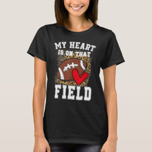 Mijn hart ligt op dat Football van mam. T-shirt
