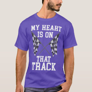 Mijn hart ligt op dat spoor t-shirt