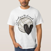 Mijn hart ligt op die volleyballuipaard. t-shirt (Voorkant)