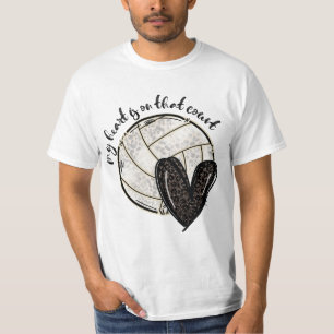 Mijn hart ligt op die volleyballuipaard. t-shirt