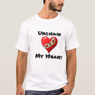 Mijn hart Mannen overhemd losmaken T-shirt