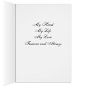 Mijn hart, mijn leven, mijn liefde op Valentijnsda (Binnen (Rechts))