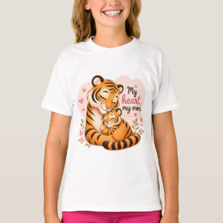 Mijn Hart, Mijn Moeder: Schattige Tijger Moeder en T-shirt