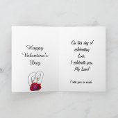 Mijn hart missen op Valentijnsdag kaart (Binnen)