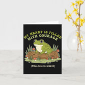 Mijn hart moed grammatica nerds schrijvers kaart (Gele Bloem)