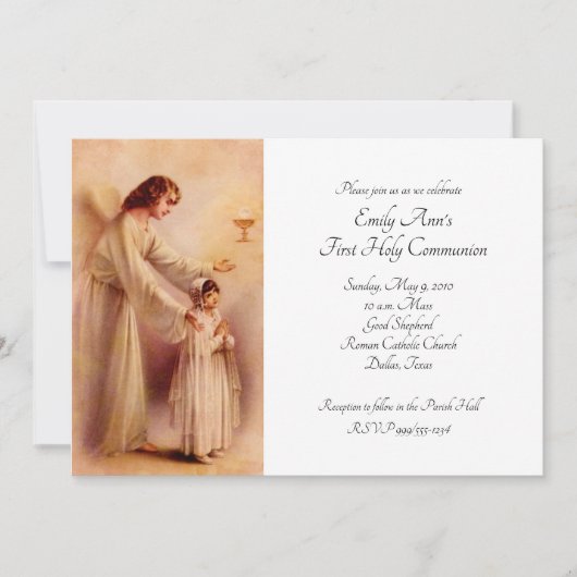 Mijn hart neemt je eerste communie waar kaart (Voorkant)