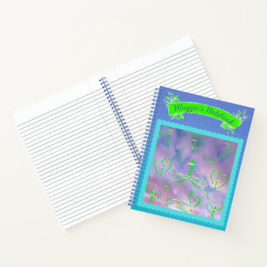 Mijn hart Notitieboek kruisen (Binnen)