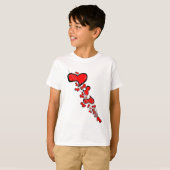 Mijn hart op mijn weg t-shirt (Voorkant volledig)