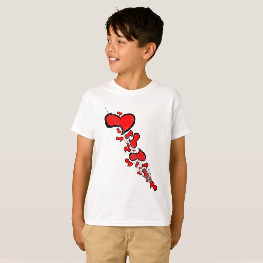 Mijn hart op mijn weg t-shirt (Voorkant volledig)