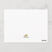 "Mijn hart piept voor jou" verkuilt Briefkaart (Achterkant)