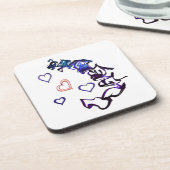 Mijn hart plastic Onderzetters loskoppelen (Linkerzijde)