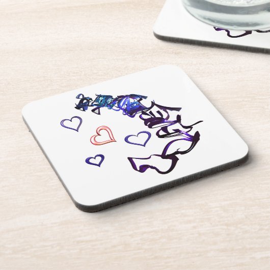 Mijn hart plastic Onderzetters loskoppelen (Linkerzijde)