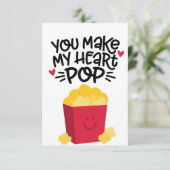 Mijn hart POP Kaart (Staand voorkant)