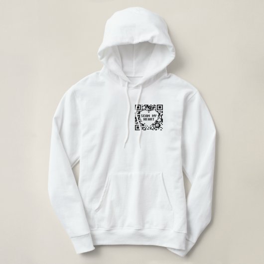 Mijn hart scannen hoodie (Design voorkant)