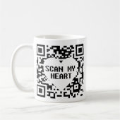 Mijn hart scannen koffiemok (Links)